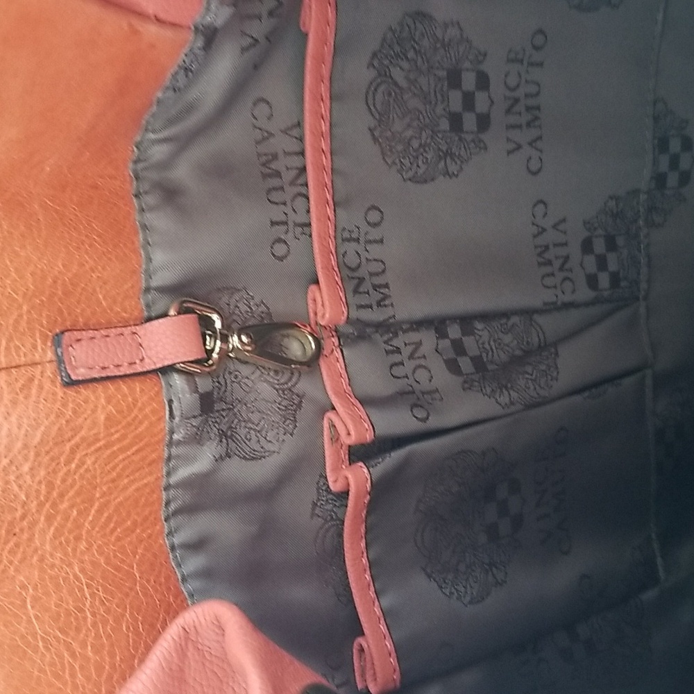 Orange Leather Shoulder Bag - Picture 8 of 10